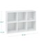 Best Choice Products 6-Cube Bookshelf, 13.5in Display Storage System, Organizer w/ Removable Back Panels